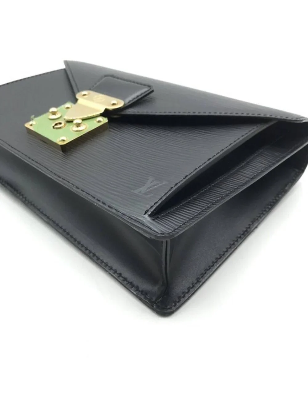 Louis Vuitton Epi Sellier Dragonne Second Hand Bag Black Bag